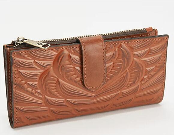 Patricia Nash Handbags - Patricia Nash Nazari Leather Fold Wallet burnished gold color B000605